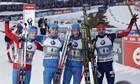 Сборная России выиграла эстафету!!! 