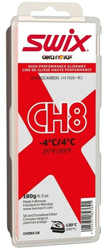 Swix Мазь скольжения CH8X Red -4/+4°C 180 г 6943 - фото 100824