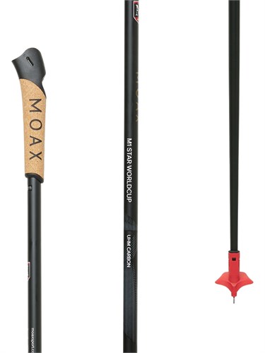 Moax Палки лыжные M1 Star WORLDCUP 16/9 мм без темл. 66951 - фото 123142
