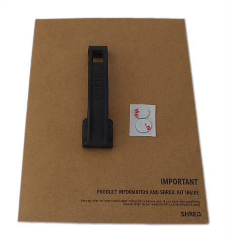Shred Сменный фиксатор для маски на шлем BASHER GOGGLE CLIP KIT 67217 - фото 123794
