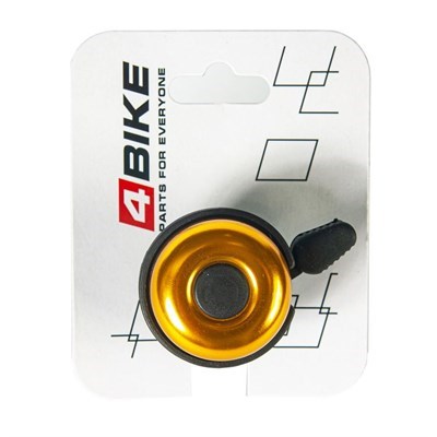 4BIKE Звонок алюминий+пластик, D-40мм 30411 - фото 127206