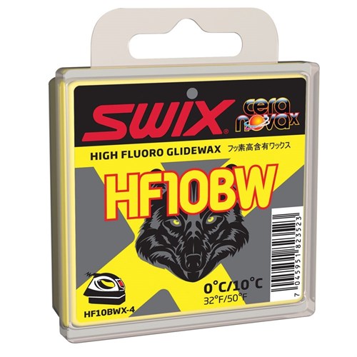 Swix Мазь скольжения HF10BWX Black 0/+10°C 40 г 6954 - фото 15711