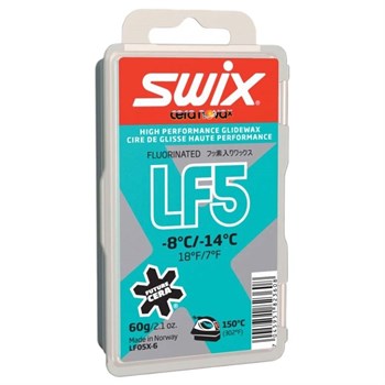Swix Мазь скольжения LF5X Turquoise -14/-8°C 60г - фото 21645