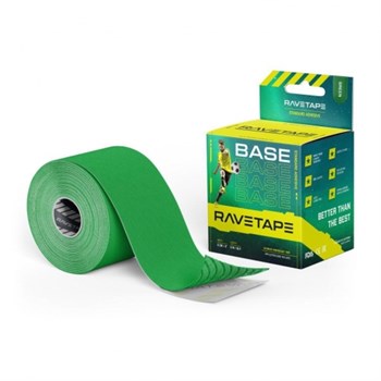 Кинезиотейп RaveTape Base 5см х 5м, (зеленый) - фото 95827