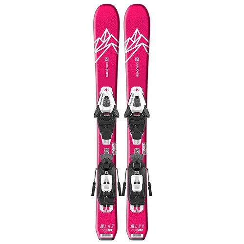 Salomon Лыжи горные E QST Lux Jr XS + крепления C5 GW 57992 - фото 98403