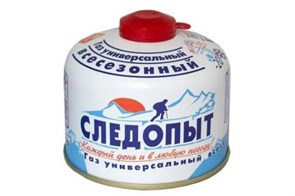 Газ для порт. плит СЛЕДОПЫТ металл.баллон, 230гр (всесезонный) 9903
