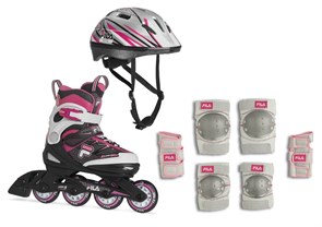 Fila Коньки роликовые J-ONE Combo G + комплект защиты 63534