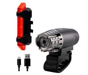 Briviga Комплект фонарей USB bike light set 63722