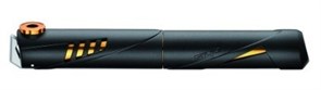 GIYO Насос компактный алюм., 100psi(7атм), ниппель авто/вело, черный с золотым анодированием, 20см 63731