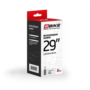 4Bike Велокамера 29 29x2,00/2,35 A/V, ниппель 60 мм 61289