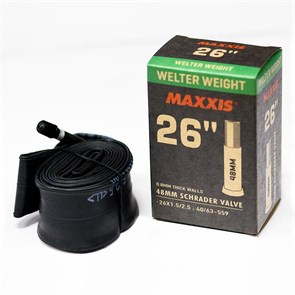 Maxxis Велокамера Welter Weight 26x1.50/2.50 LSV AV 48 0.8mm 57067