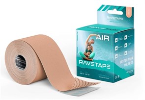 Кинезиотейп RaveTape Air 5см х 5м, (телесный)