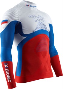 X-Bionic Термобельё футболка Energy Accumulator 4.0 Patriot Turtle Neck LG SL Russia