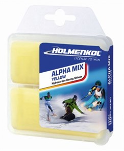 Holmenkol Парафин Alphamix Weltcup Skiwax yellow 2 x 35г