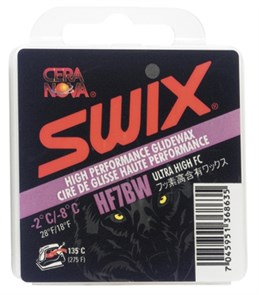 Swix Мазь скольжения HF7BW Black -8/-2°C 40 г