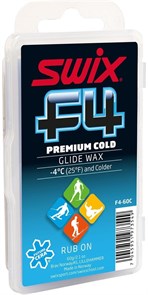 Swix Мазь скольжения F4 Cold (твердая с пробкой) 60 гр 55666