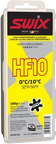 Swix Мазь скольжения HF10X Yellow 0/+10°C 180 г 56622