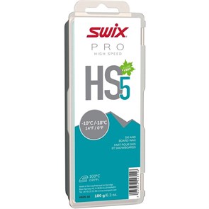 Swix Мазь скольжения HS5X Turquoise -18/-10°C 180г, HS05X (2023/2024) 64237