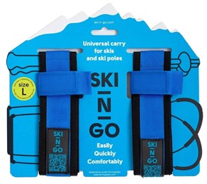 SKI-N-GO Приспособление для переноски лыж и лыжных палок L 62992