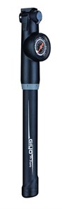 GIYO Насос с выдвижным шлангом и аналоговым манометром, 120psi (8 атм), ниппель авто/вело 57159