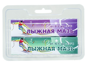 Sprint PRO Лыжная мазь (комплект из 2 шт.) Ф-З (0-12°C) 80гр. 68084