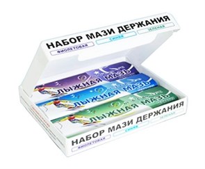 Sprint PRO Лыжная мазь держания (комплект из 3шт.) Ф-С-З (0-12°C) 120 гр. 68087