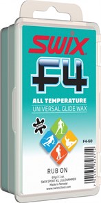 Swix Мазь скольжения F4 (твердая мазь с пробкой) 60 г 6949