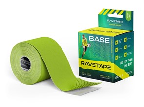 Кинезиотейп RaveTape Base 5см х 5м, (лайм)