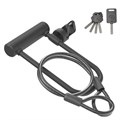 Scott Замок Syncros Warfield U-lock w/loop cable black 9501 - фото 132517